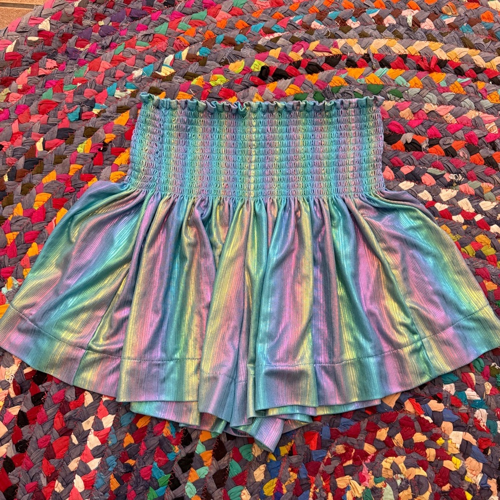 QUEEN OF SPARKLES Rainbow Skort